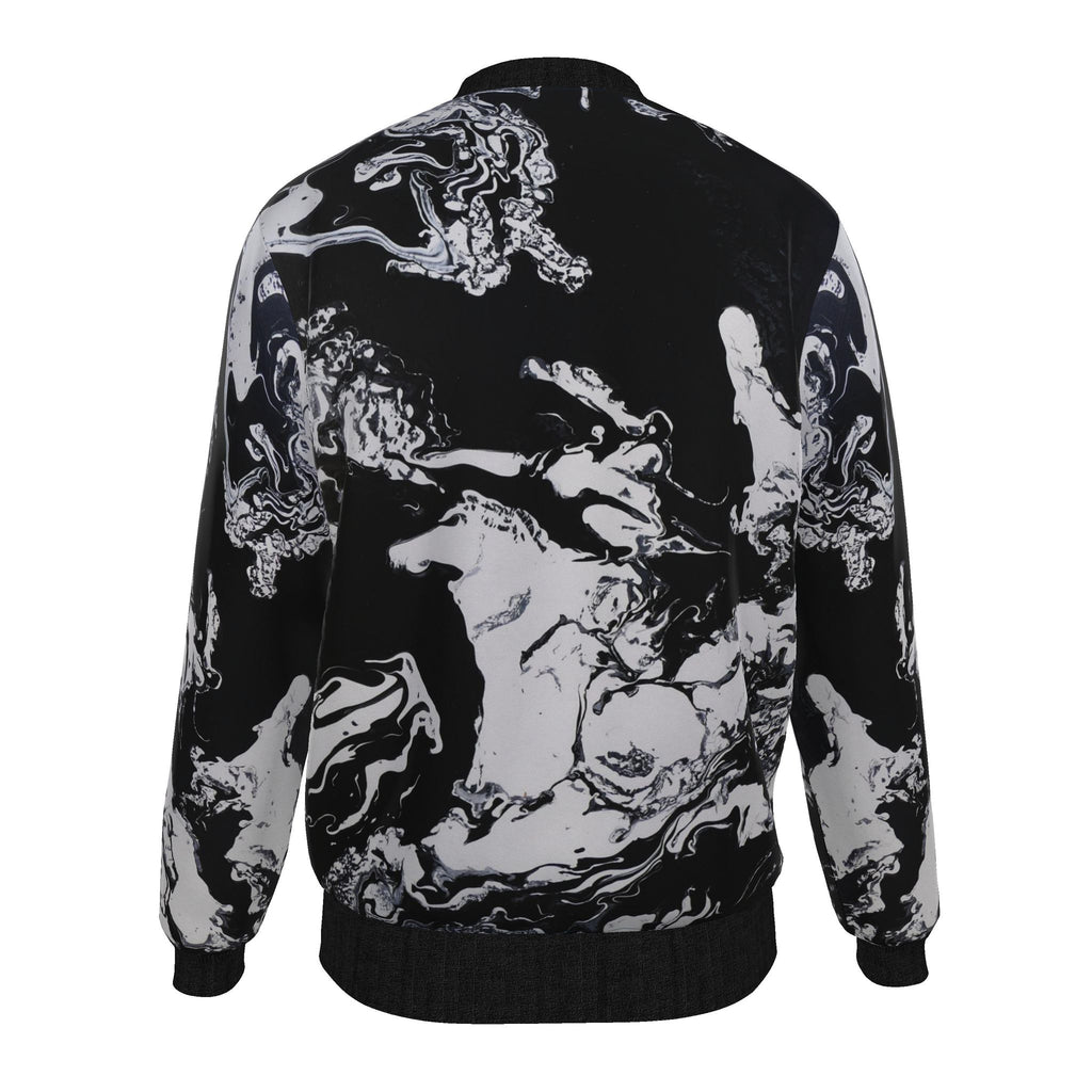Veste bomber, motif LE CHEVAL ET SA CAVALIÈRE, d'après une toile d'Antoine Gerber, vue 2