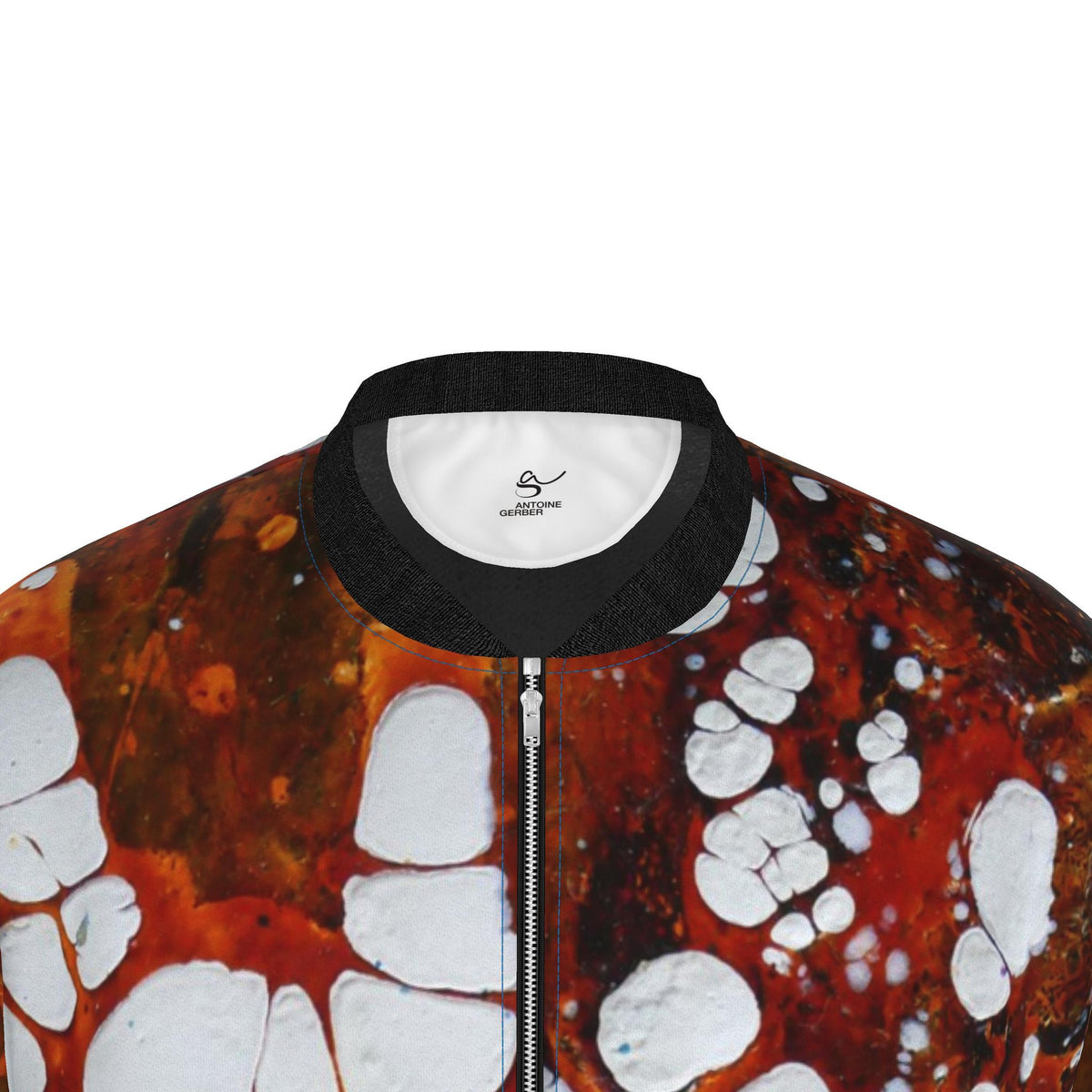 Veste bomber, motif L'APPARITION, d'après une toile d'Antoine Gerber, vue 4