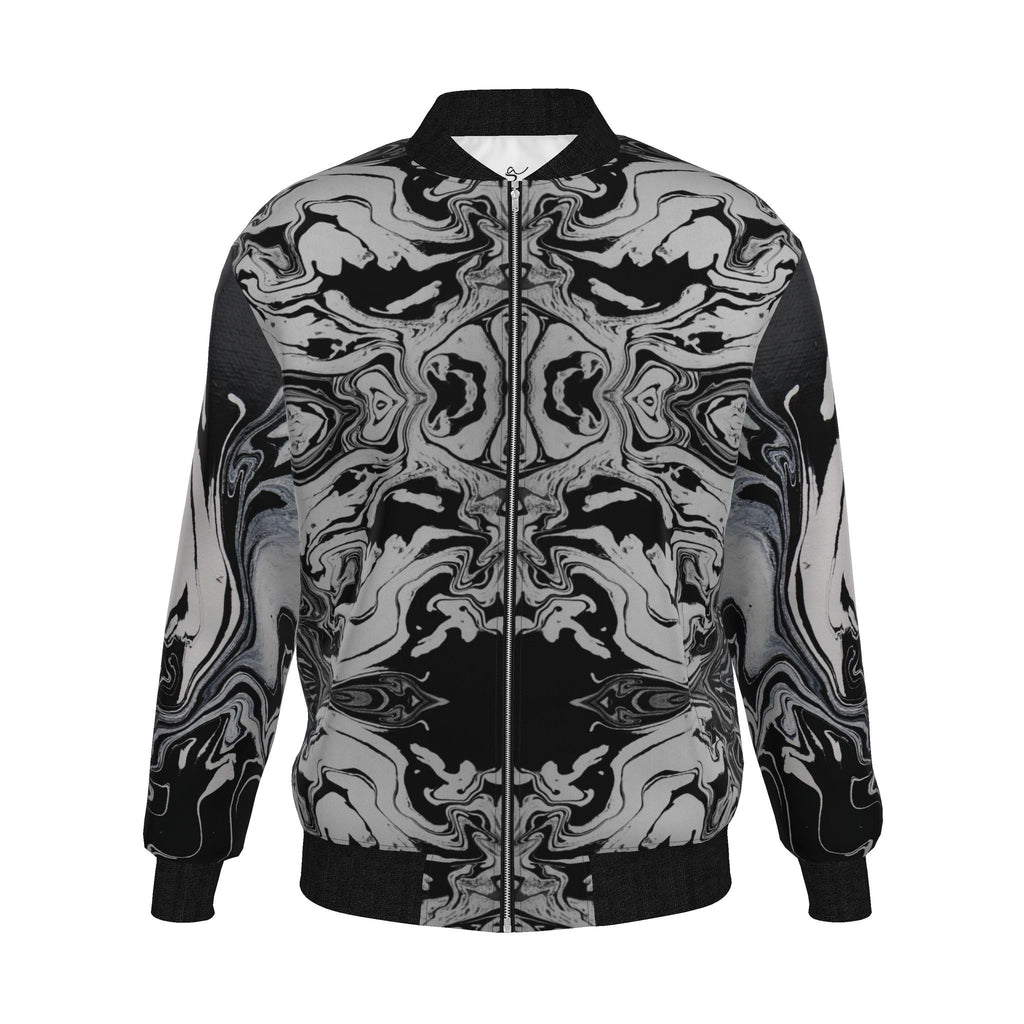 Veste bomber, motif L'ANGE FOU, d'après une toile d'Antoine Gerber