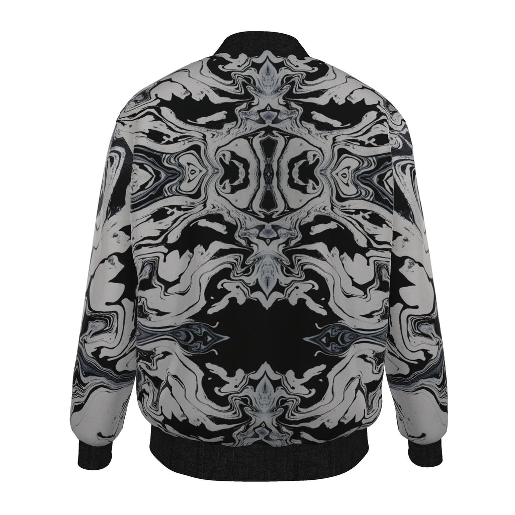 Veste bomber, motif L'ANGE FOU, d'après une toile d'Antoine Gerber, vue 3