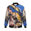 Veste bomber, motif LA RIVIÈRE DORÉE, d'après une toile d'Antoine Gerber