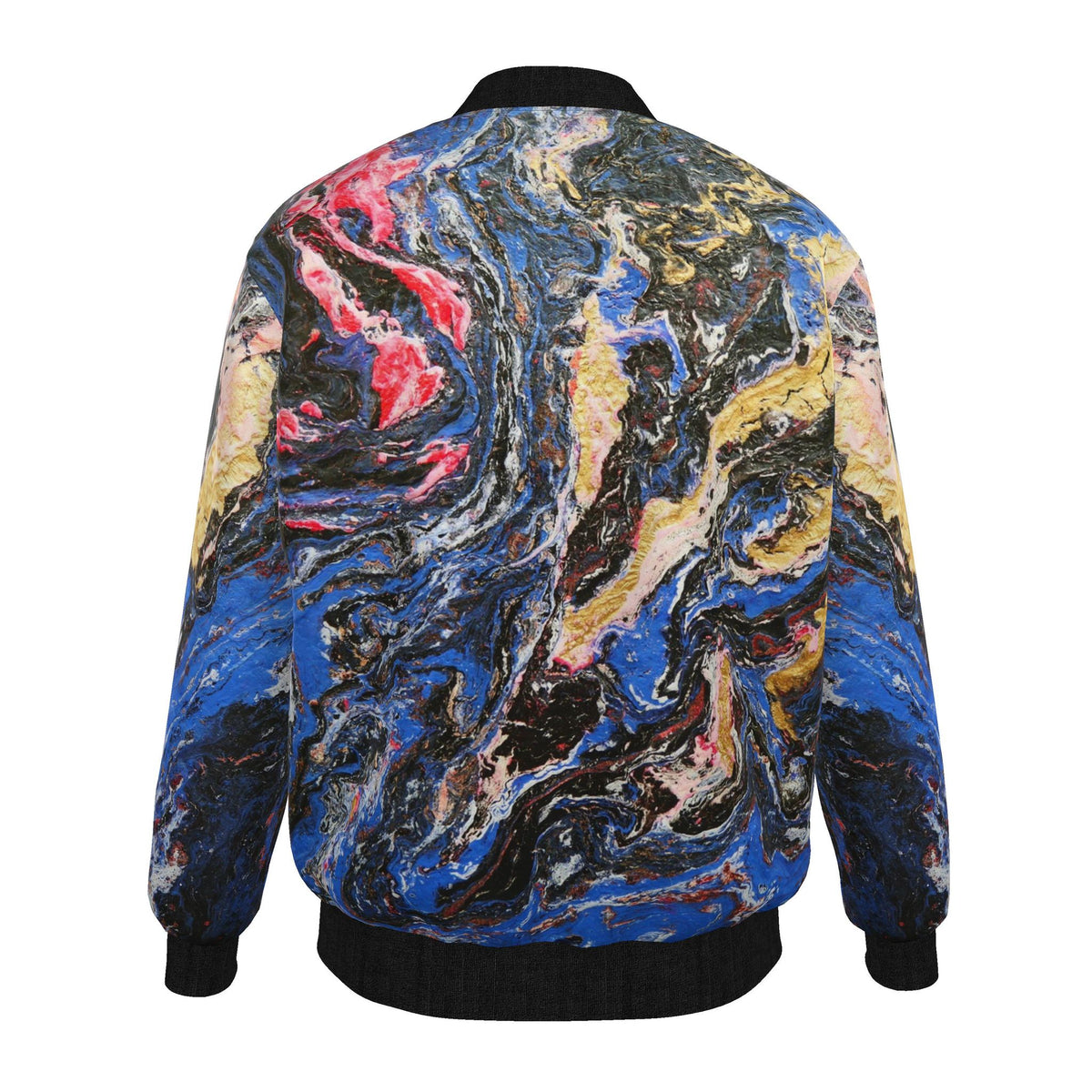 Veste bomber, motif LA RIVIÈRE DORÉE, d'après une toile d'Antoine Gerber, vue 3