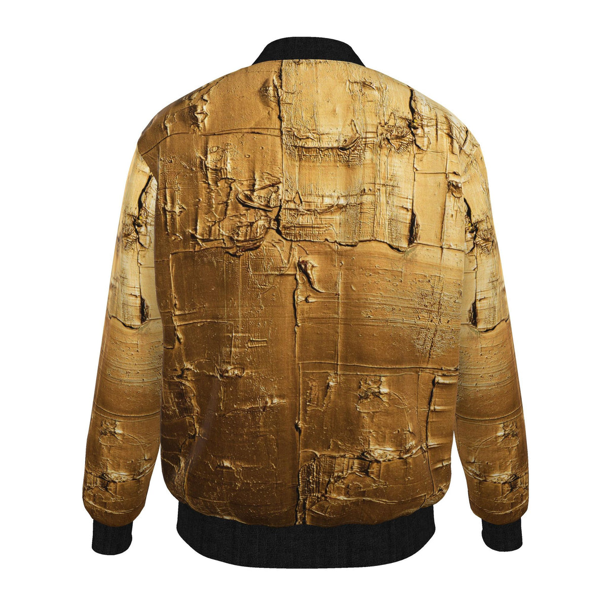 Veste bomber, motif NUANCE DORÉE, d'après une toile d'Antoine Gerber, vue 2