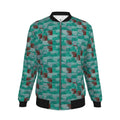 Veste bomber, motif LE POISSON DES CARAÏBES, d'après une toile d'Antoine Gerber