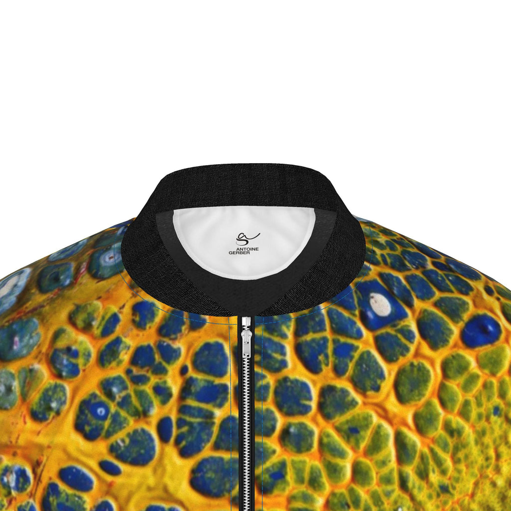 Veste bomber, motif LE NOUVEAU MONDE, d'après une toile d'Antoine Gerber, vue 3