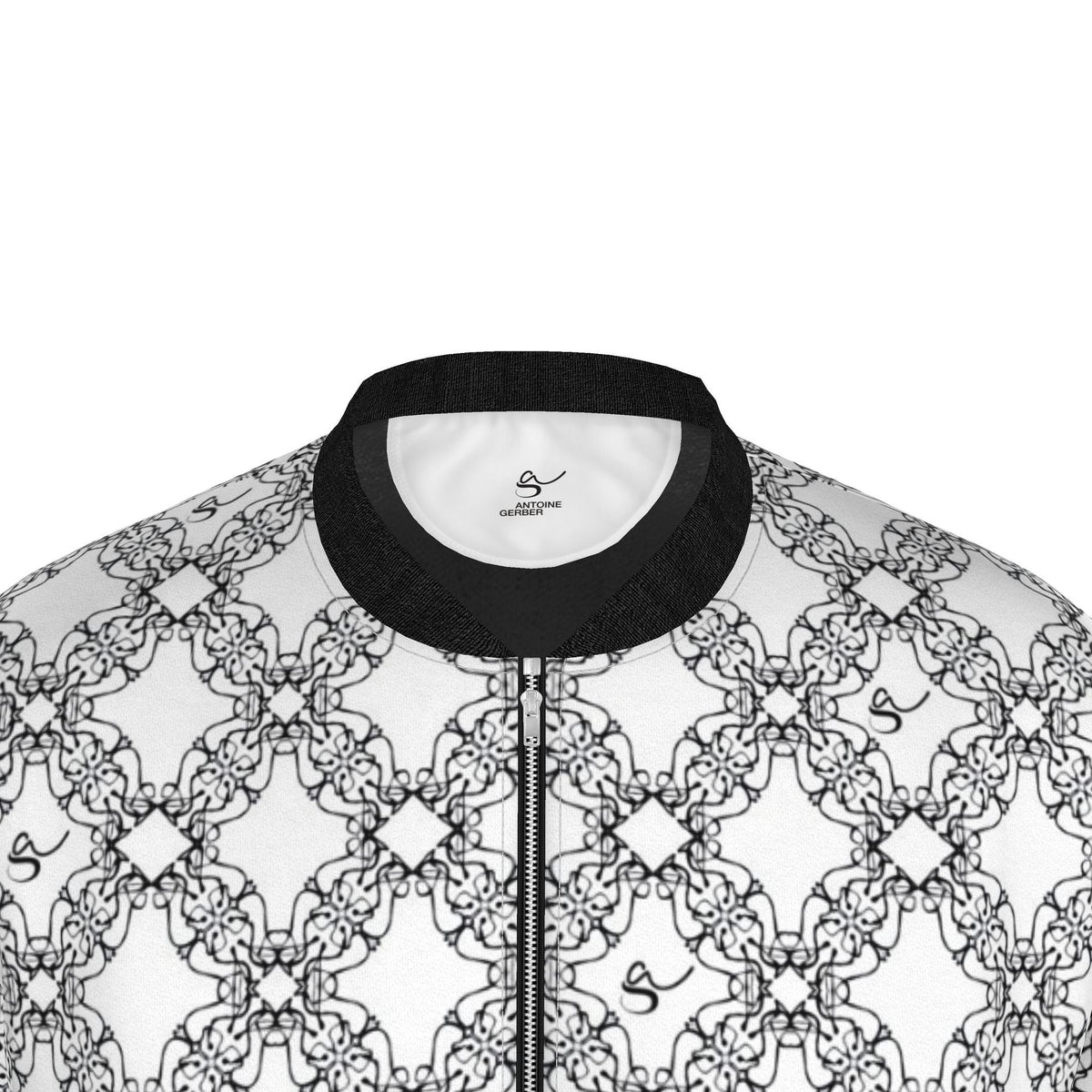 Veste bomber, motif LA STATUE, d'après une toile d'Antoine Gerber, vue 3