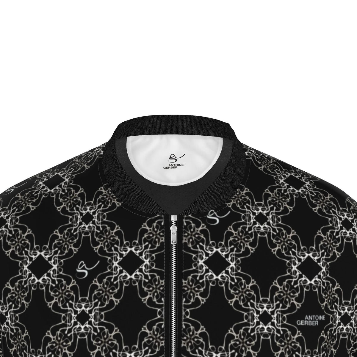 Veste bomber, motif LA STATUE, d'après une toile d'Antoine Gerber, vue 3