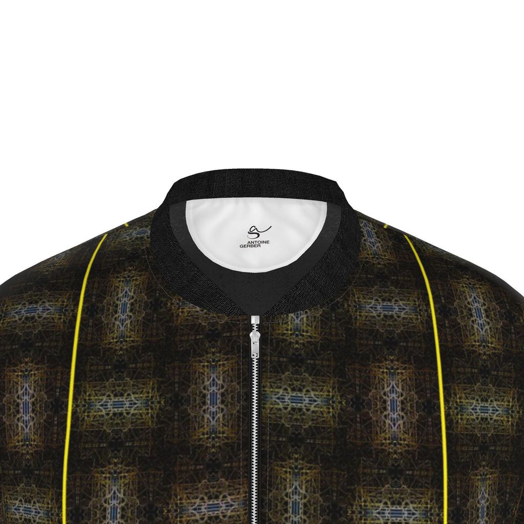 Veste bomber, motif LES CORDES DORÉES D'ORIENT, d'après une toile d'Antoine Gerber, vue 3