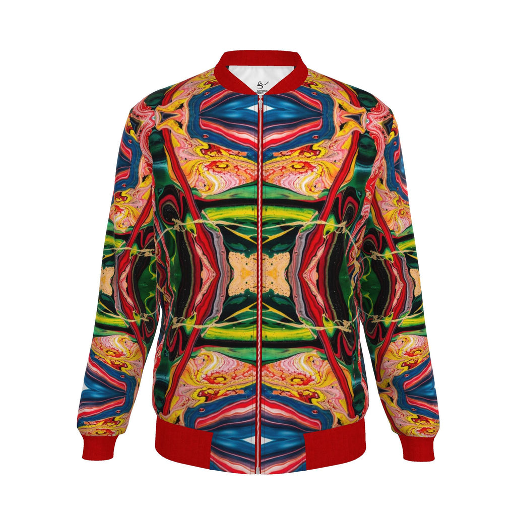 Veste bomber, motif AMADEUS LE JAMAÏCAIN, d'après une toile d'Antoine Gerber