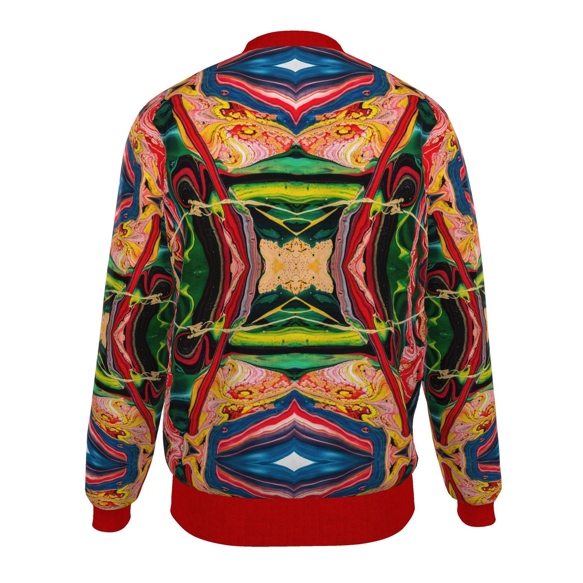 Veste bomber, motif AMADEUS LE JAMAÏCAIN, d'après une toile d'Antoine Gerber, vue 2