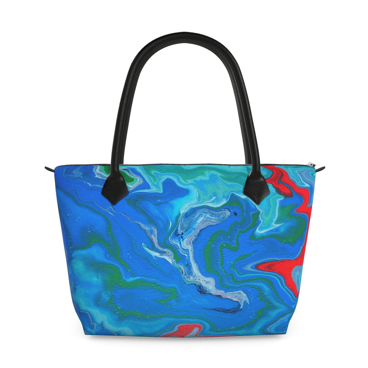 Sac à main, motif L'OCÉAN INDIEN, d'après une toile d'Antoine Gerber, vue 2