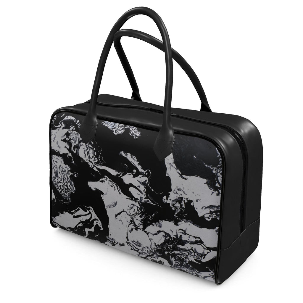 Sac de voyage, motif LE CHEVAL ET SA CAVALIÈRE, d'après une toile d'Antoine Gerber, vue 2