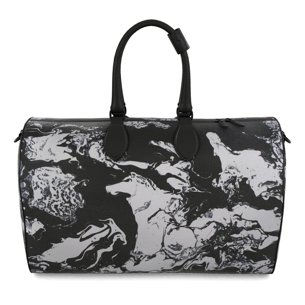Sac polochon, motif LE CHEVAL ET SA CAVALIÈRE, d'après une toile d'Antoine Gerber
