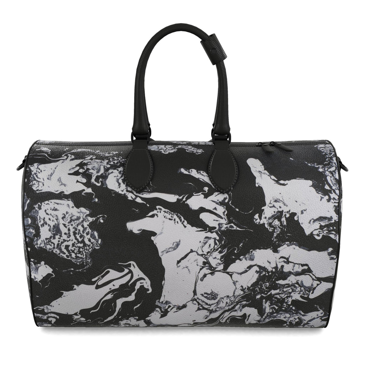 Sac polochon, motif LE CHEVAL ET SA CAVALIÈRE, d'après une toile d'Antoine Gerber