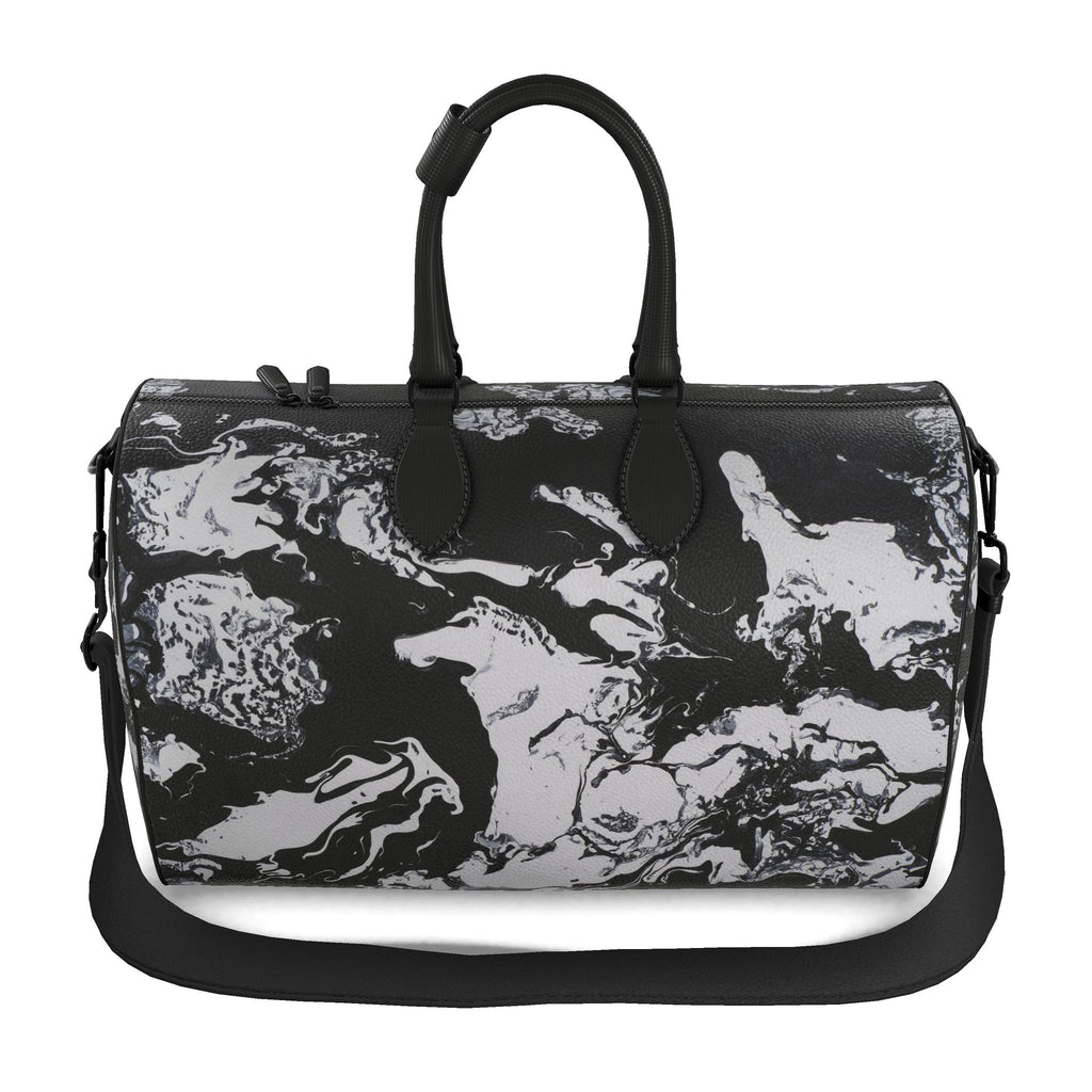 Sac polochon, motif LE CHEVAL ET SA CAVALIÈRE, d'après une toile d'Antoine Gerber, vue 2