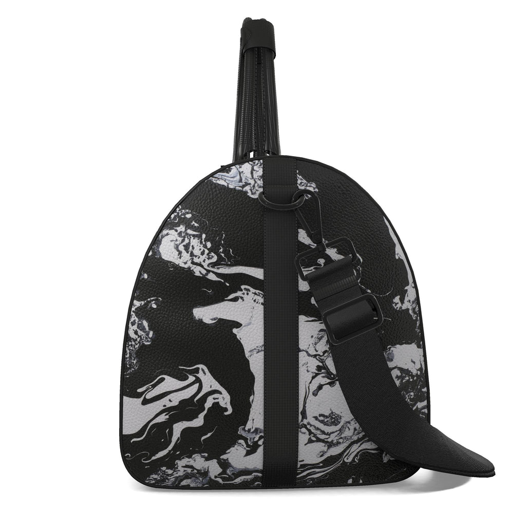 Sac polochon, motif LE CHEVAL ET SA CAVALIÈRE, d'après une toile d'Antoine Gerber, vue 3