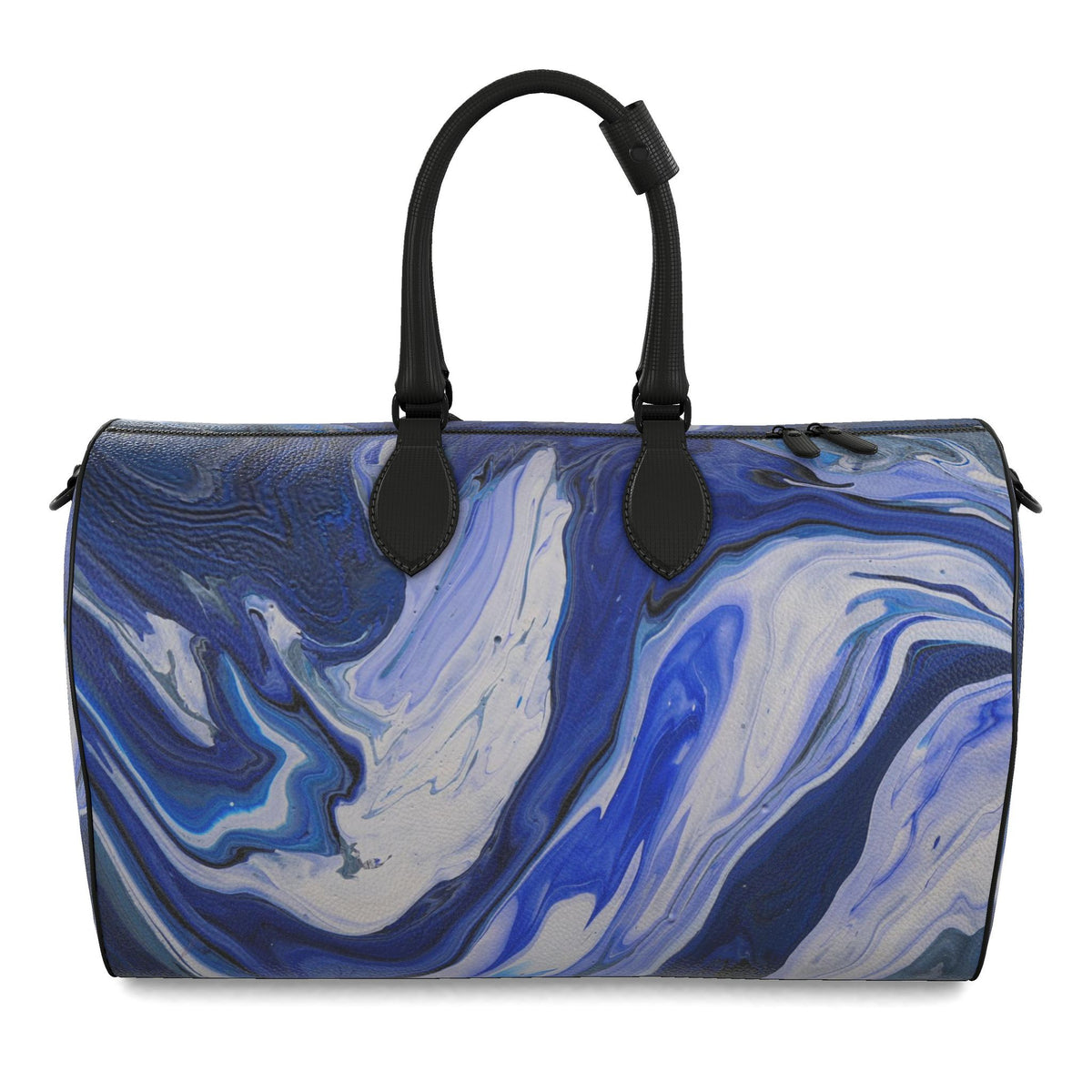 Sac polochon, motif L'ÉCHO DES PROFONDEURS, d'après une toile d'Antoine Gerber