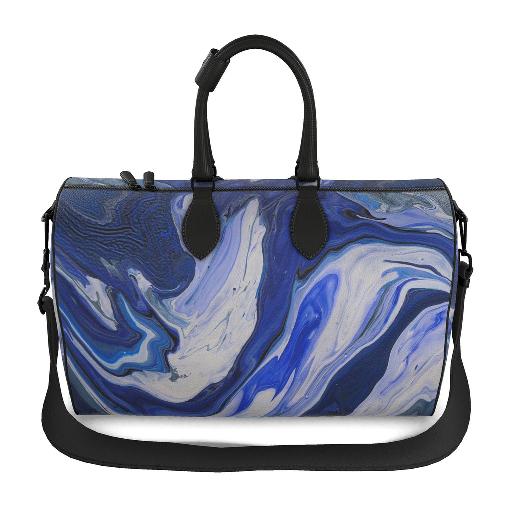 Sac polochon, motif L'ÉCHO DES PROFONDEURS, d'après une toile d'Antoine Gerber, vue 2
