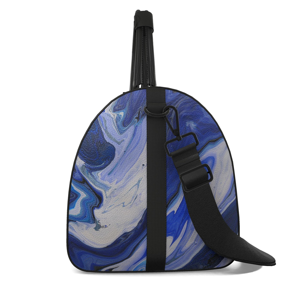 Sac polochon, motif L'ÉCHO DES PROFONDEURS, d'après une toile d'Antoine Gerber, vue 3