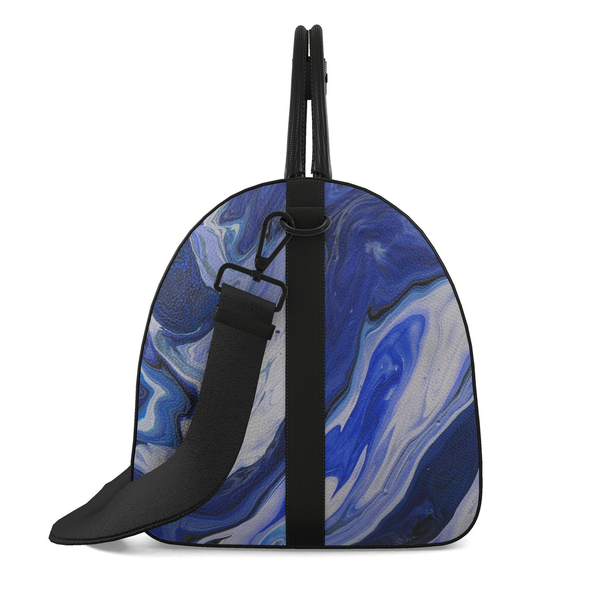Sac polochon, motif L'ÉCHO DES PROFONDEURS, d'après une toile d'Antoine Gerber, vue 4