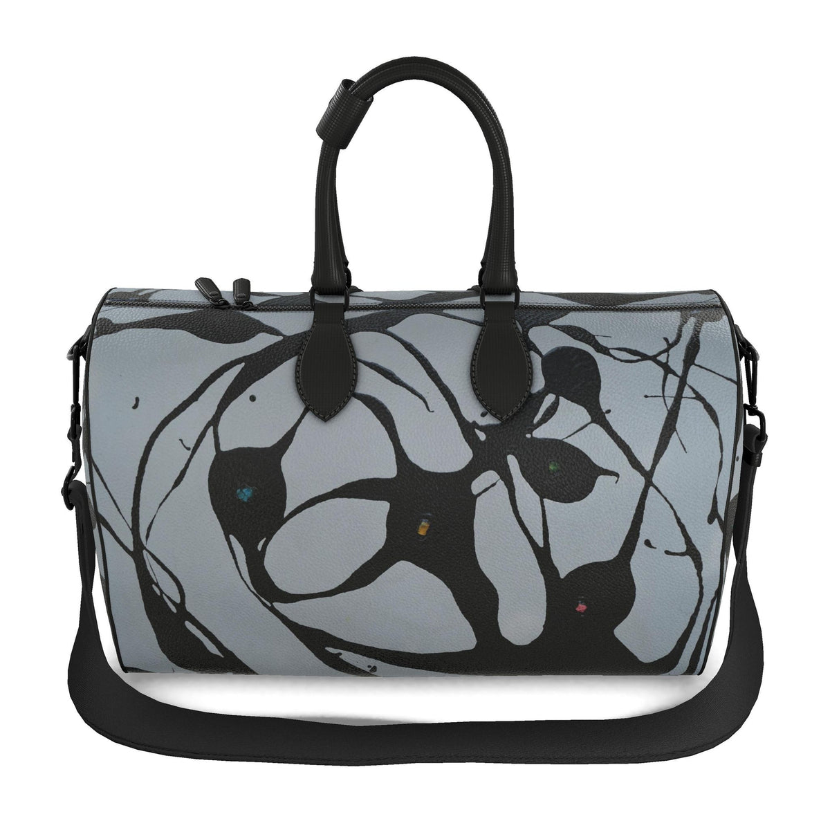 Sac polochon, motif LE SAMOURAÏ, d'après une toile d'Antoine Gerber, vue 2