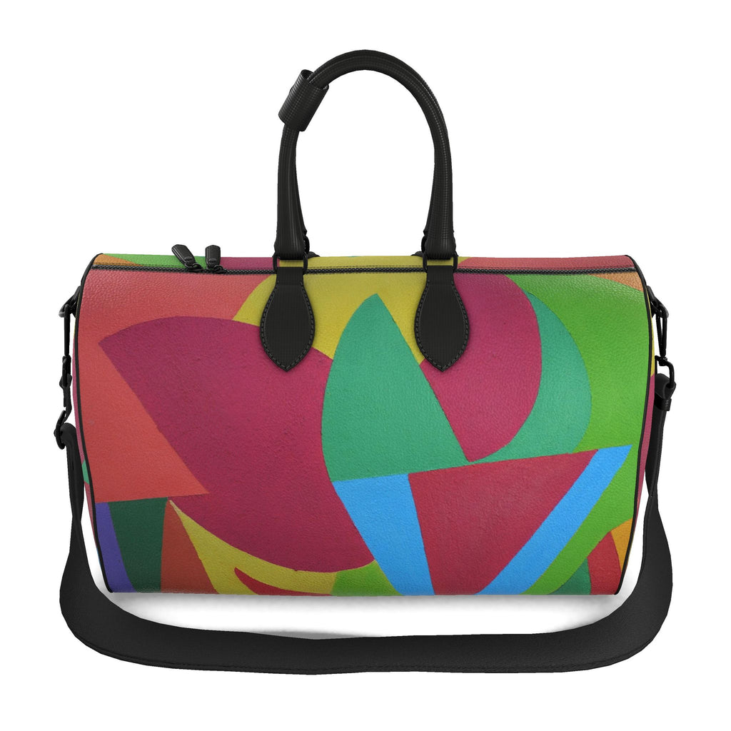 Sac polochon, motif LE SINGE COLORÉ, d'après une toile d'Antoine Gerber, vue 2