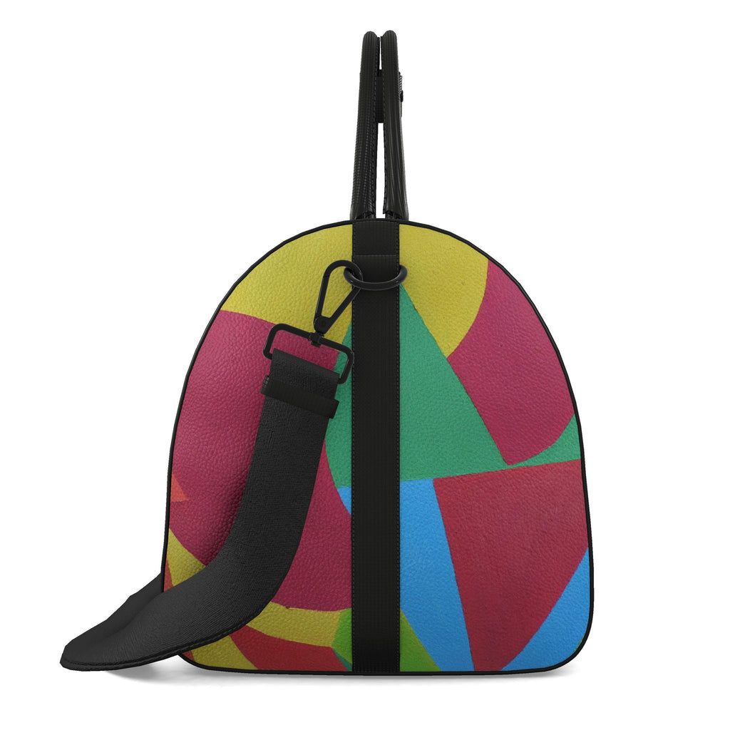 Sac polochon, motif LE SINGE COLORÉ, d'après une toile d'Antoine Gerber, vue 4