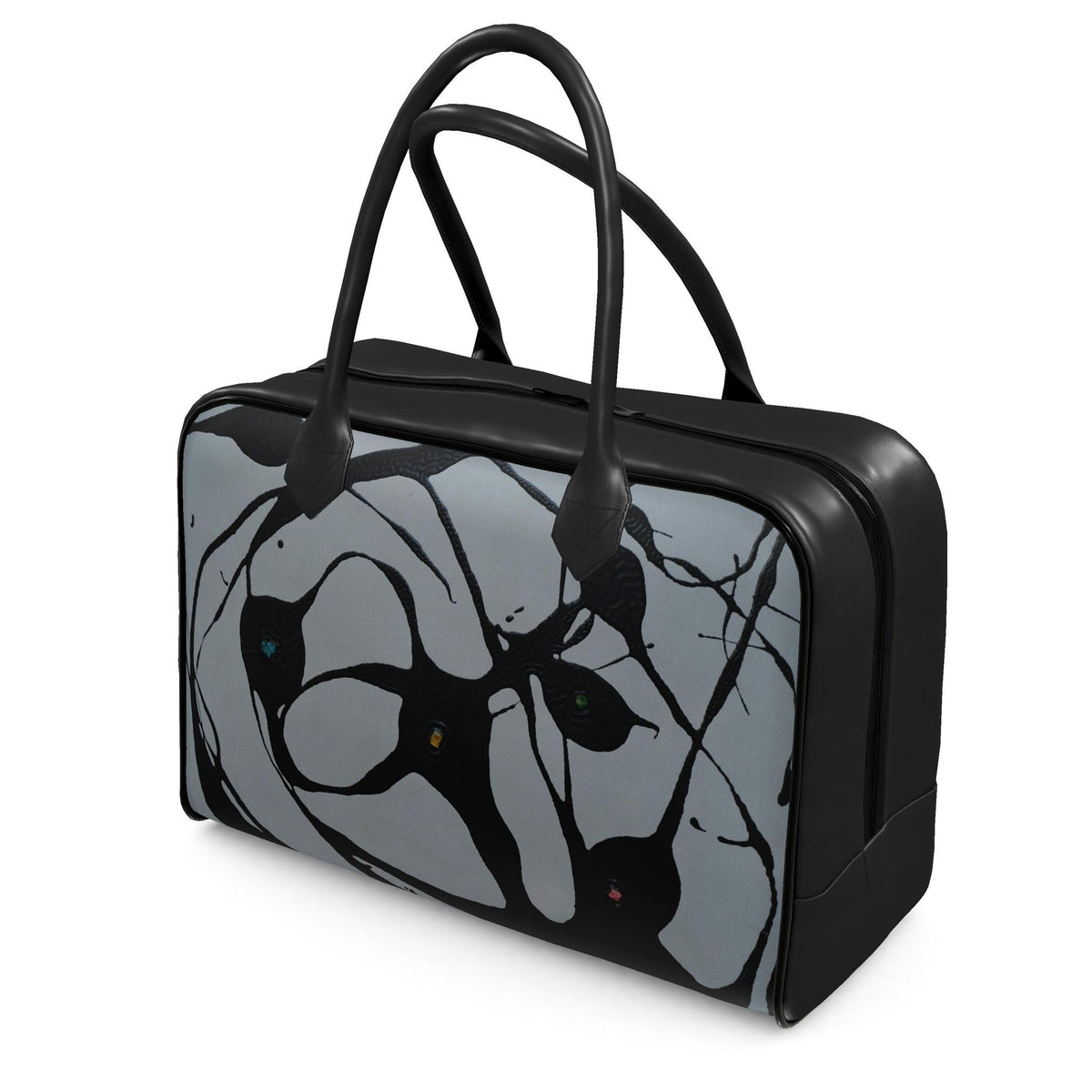 Sac de voyage, motif LE SAMOURAÏ, d'après une toile d'Antoine Gerber, vue 2