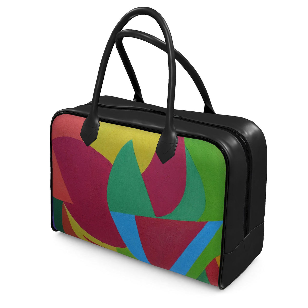 Sac de voyage, motif LE SINGE COLORÉ, d'après une toile d'Antoine Gerber, vue 2