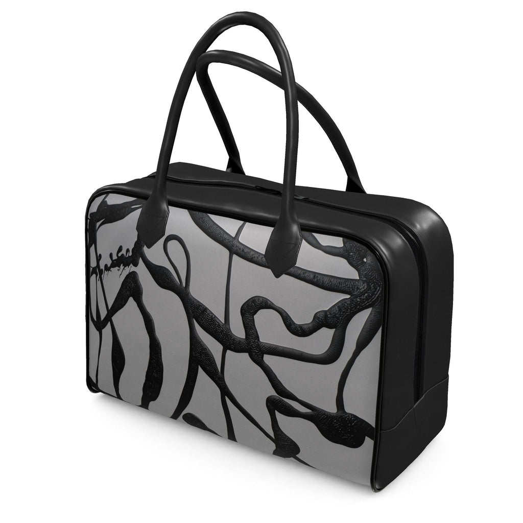 Sac de voyage, motif L'HOMME AU LASSO, d'après une toile d'Antoine Gerber, vue 2