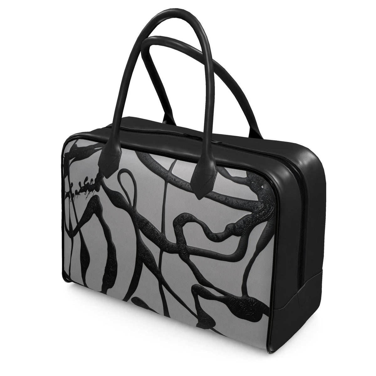Sac de voyage, motif L'HOMME AU LASSO, d'après une toile d'Antoine Gerber, vue 2