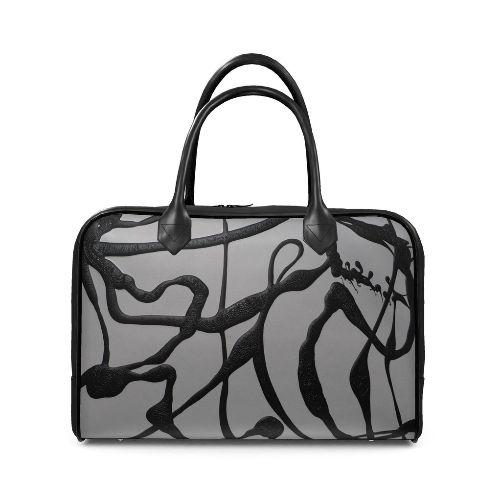 Sac de voyage, motif L'HOMME AU LASSO, d'après une toile d'Antoine Gerber, vue 3