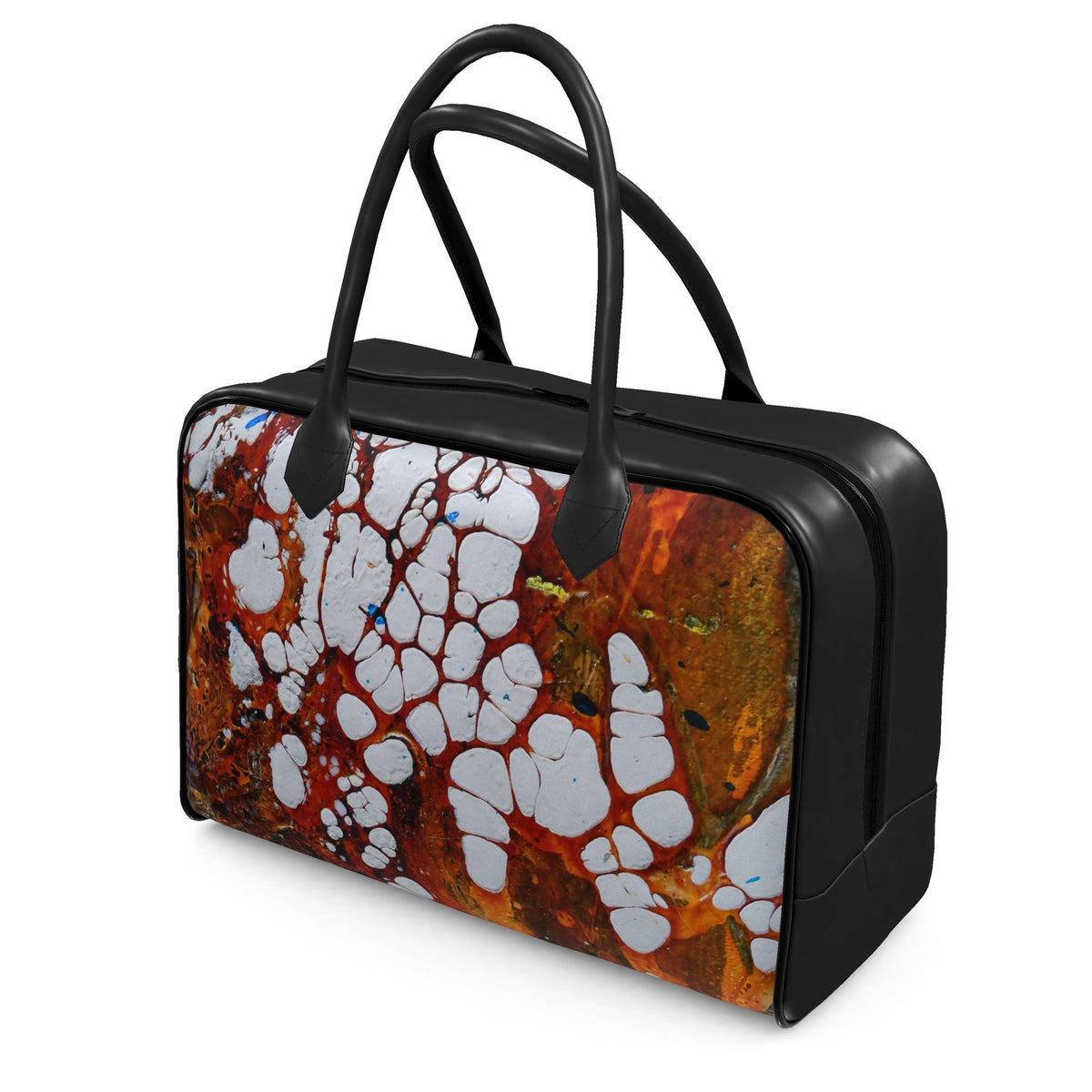 Sac de voyage, motif L'APPARITION, d'après une toile d'Antoine Gerber, vue 2