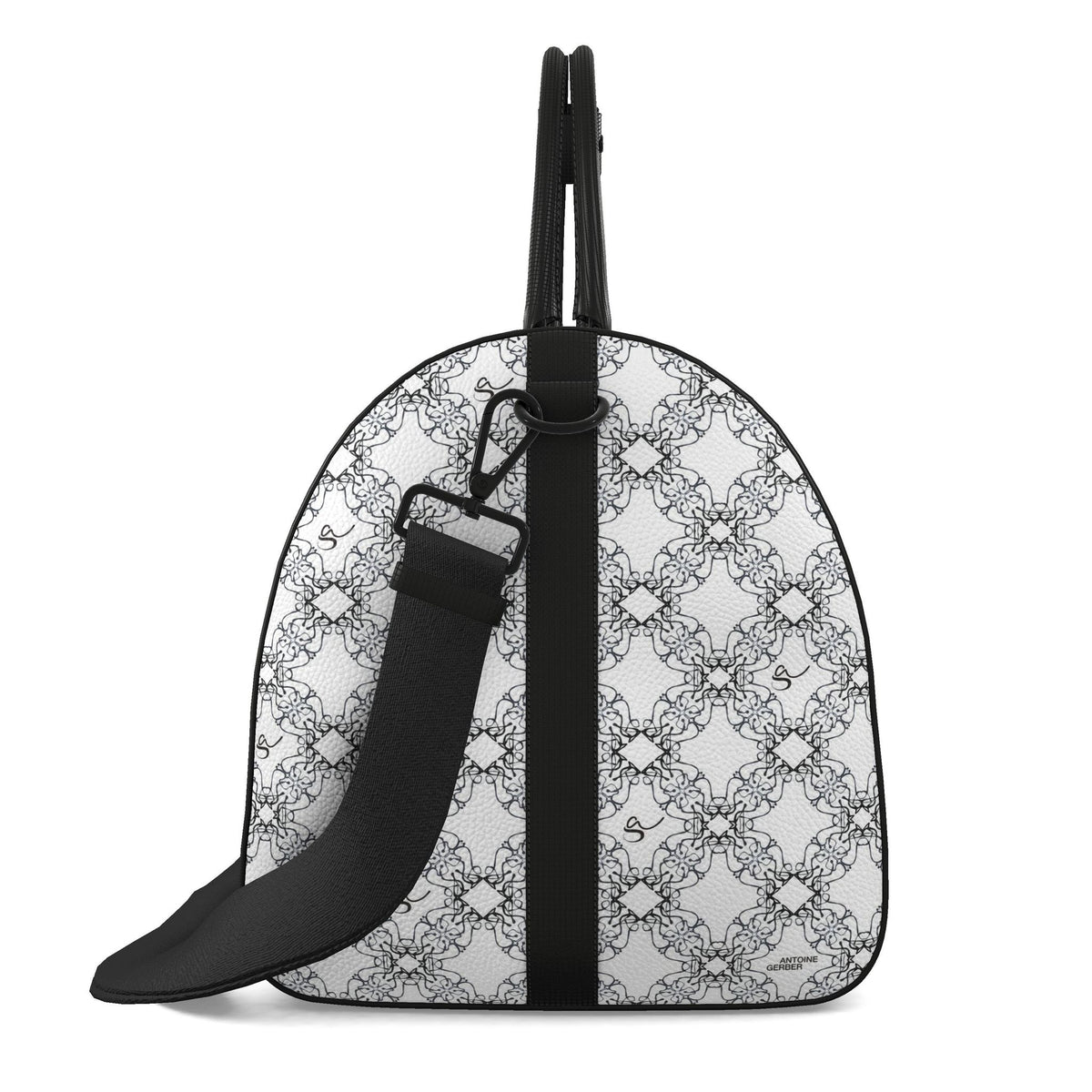 Sac polochon, motif LA STATUE, d'après une toile d'Antoine Gerber, vue 4