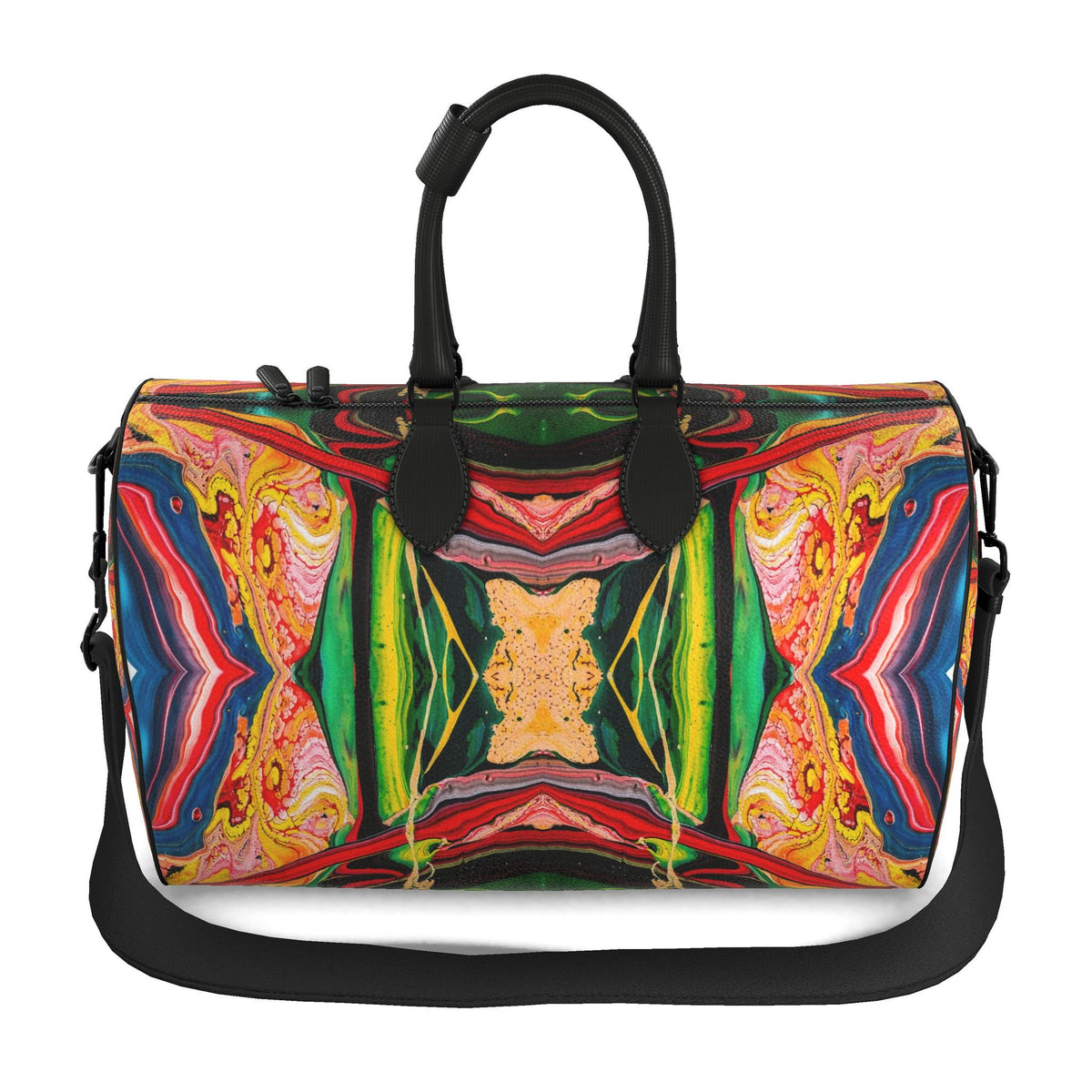 Sac polochon, motif L'AMADEUS LE JAMAÏCAIN, d'après une toile d'Antoine Gerber, vue 2