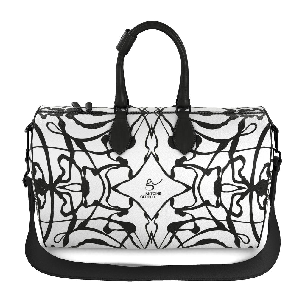 Sac polochon, motif L'HOMME AU LASSO, d'après une toile d'Antoine Gerber, vue 2