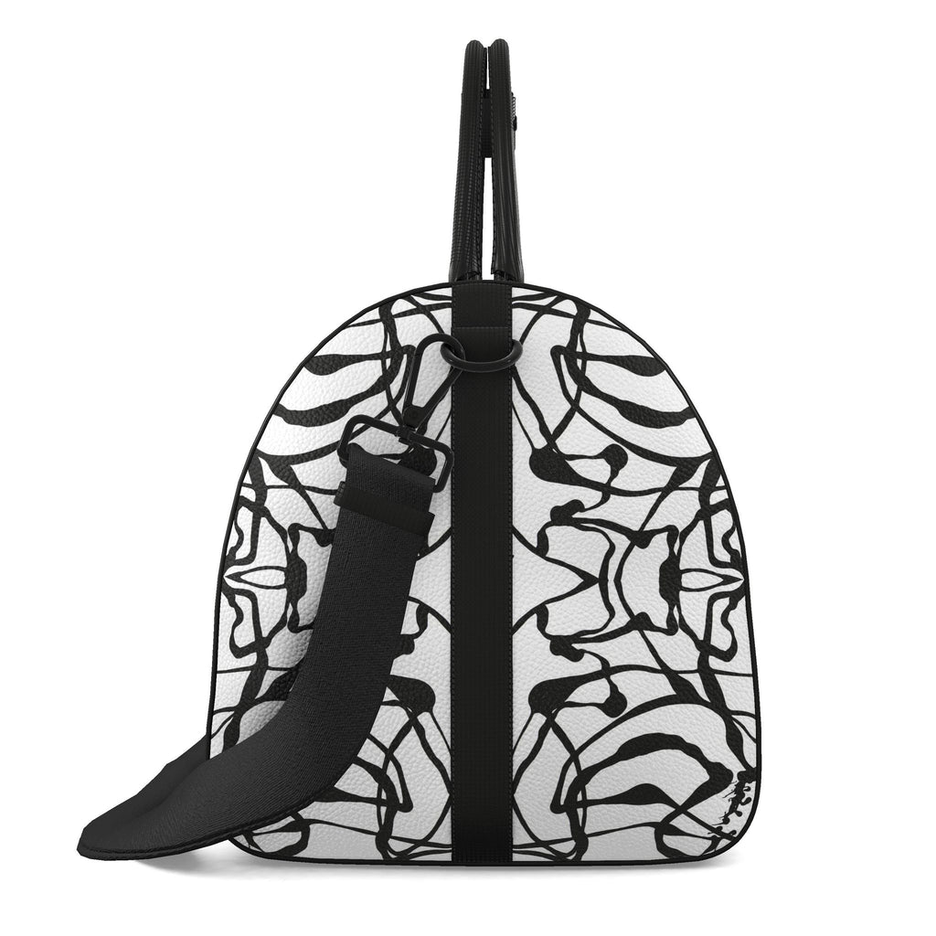 Sac polochon, motif L'HOMME AU LASSO, d'après une toile d'Antoine Gerber, vue 4