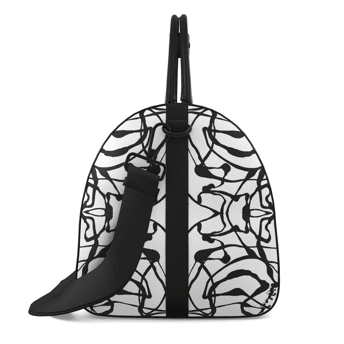 Sac polochon, motif L'HOMME AU LASSO, d'après une toile d'Antoine Gerber, vue 4