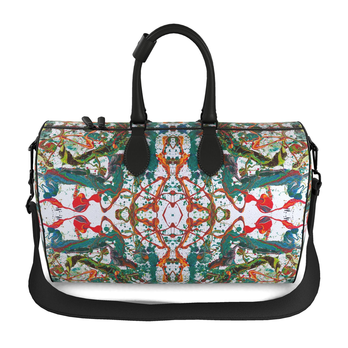 Sac polochon, motif L'HIPPOCAMPE ROYAL, d'après une toile d'Antoine Gerber, vue 2