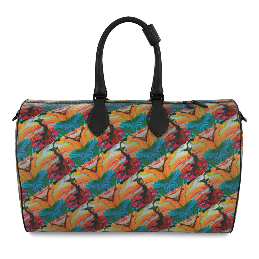 Sac polochon, motif LE POISSON DES CARAÏBES, d'après une toile d'Antoine Gerber