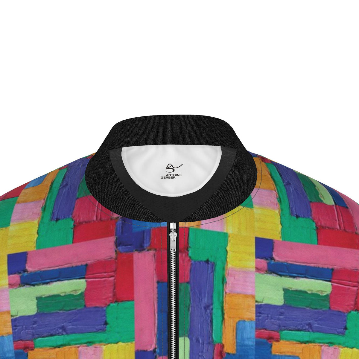 Veste bomber, motif COCO, d'après une toile d'Antoine Gerber, vue 3