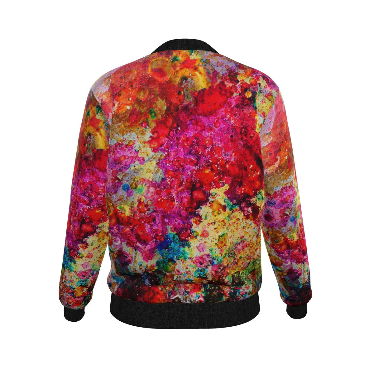 Veste bomber, motif LA BELLE ET LA BÊTE, d'après une toile d'Antoine Gerber, vue 3