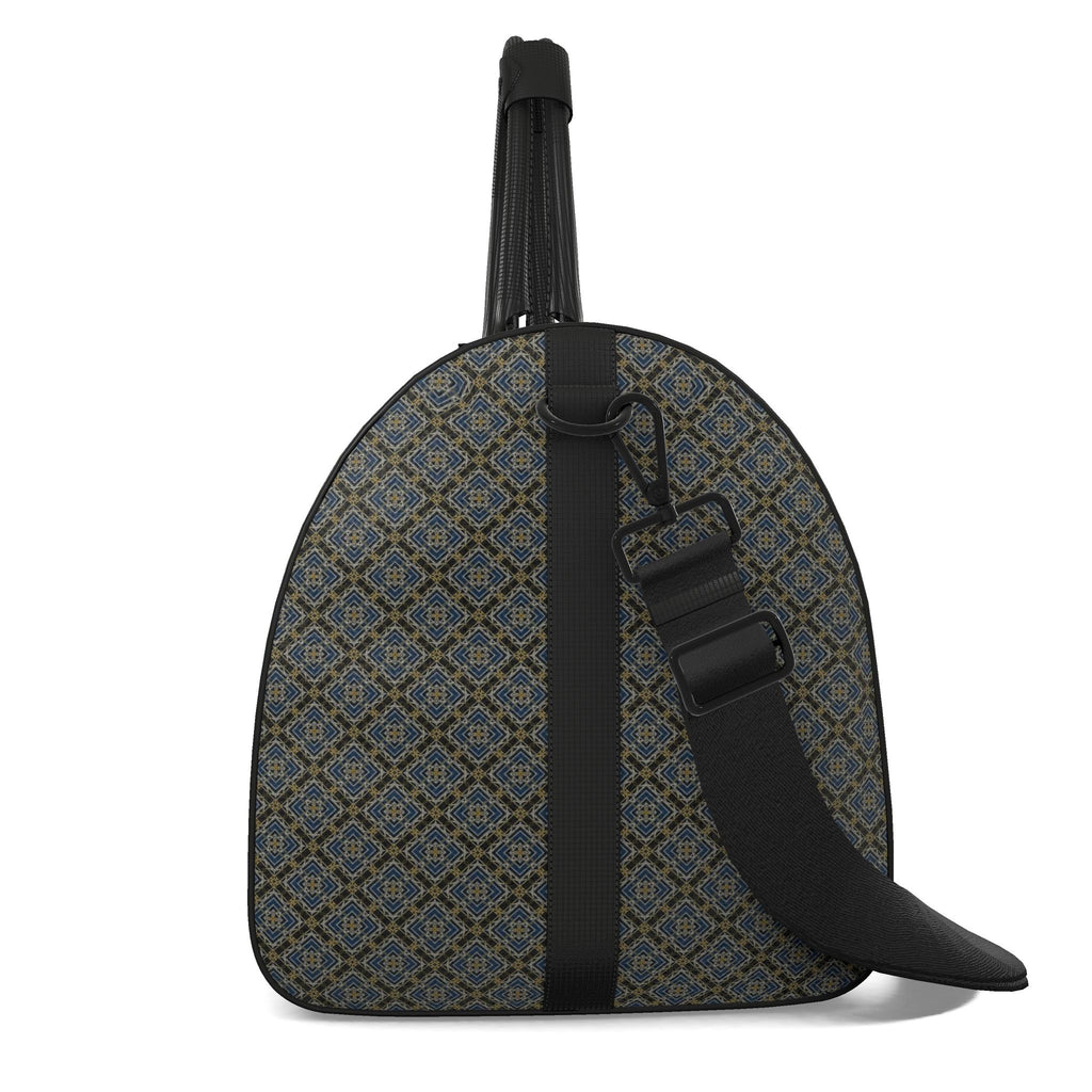 Sac polochon, motif LES CORDES DORÉES DU LABYRINTHE, d'après une toile d'Antoine Gerber, vue 3