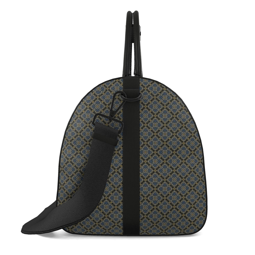 Sac polochon, motif LES CORDES DORÉES DU LABYRINTHE, d'après une toile d'Antoine Gerber, vue 4
