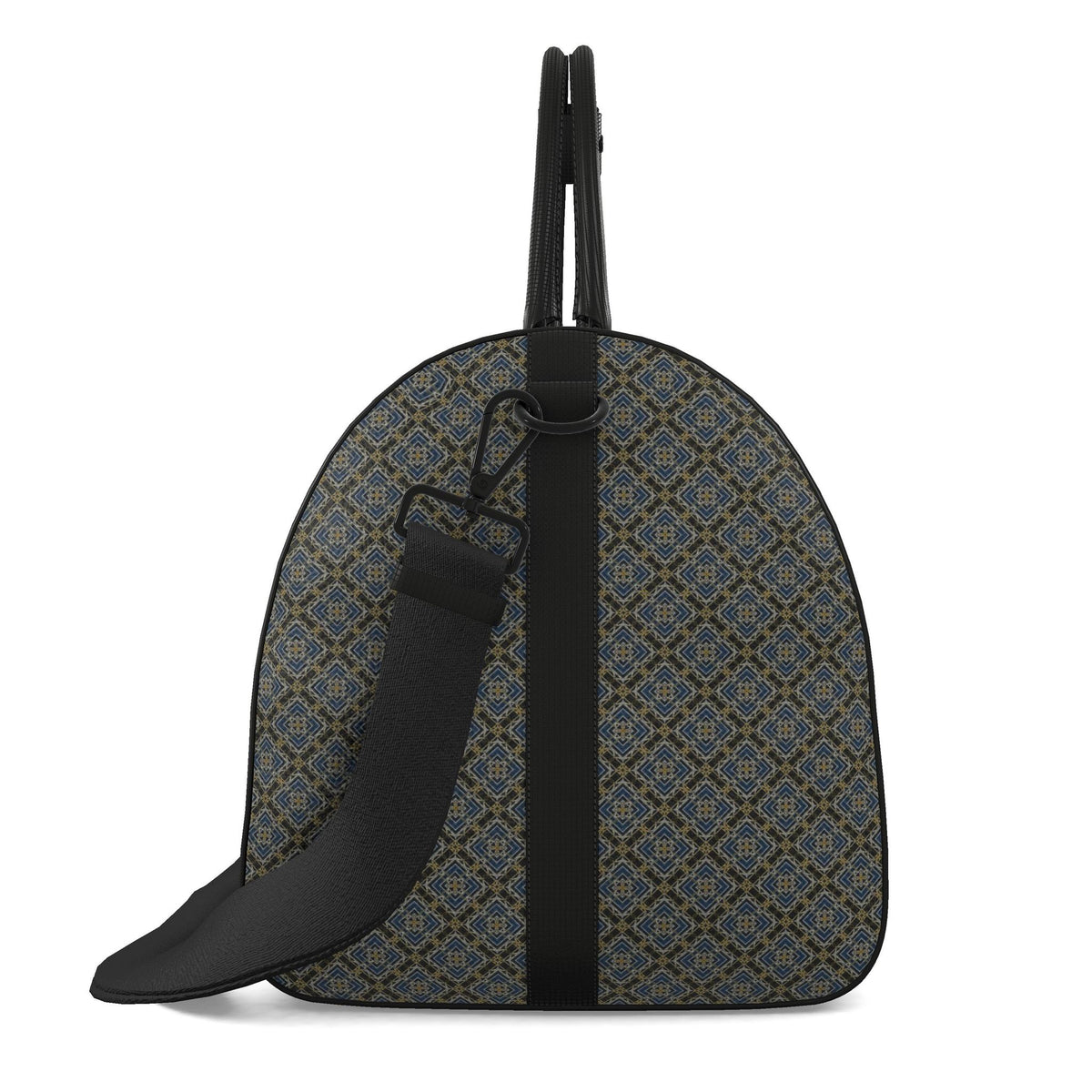 Sac polochon, motif LES CORDES DORÉES DU LABYRINTHE, d'après une toile d'Antoine Gerber, vue 4