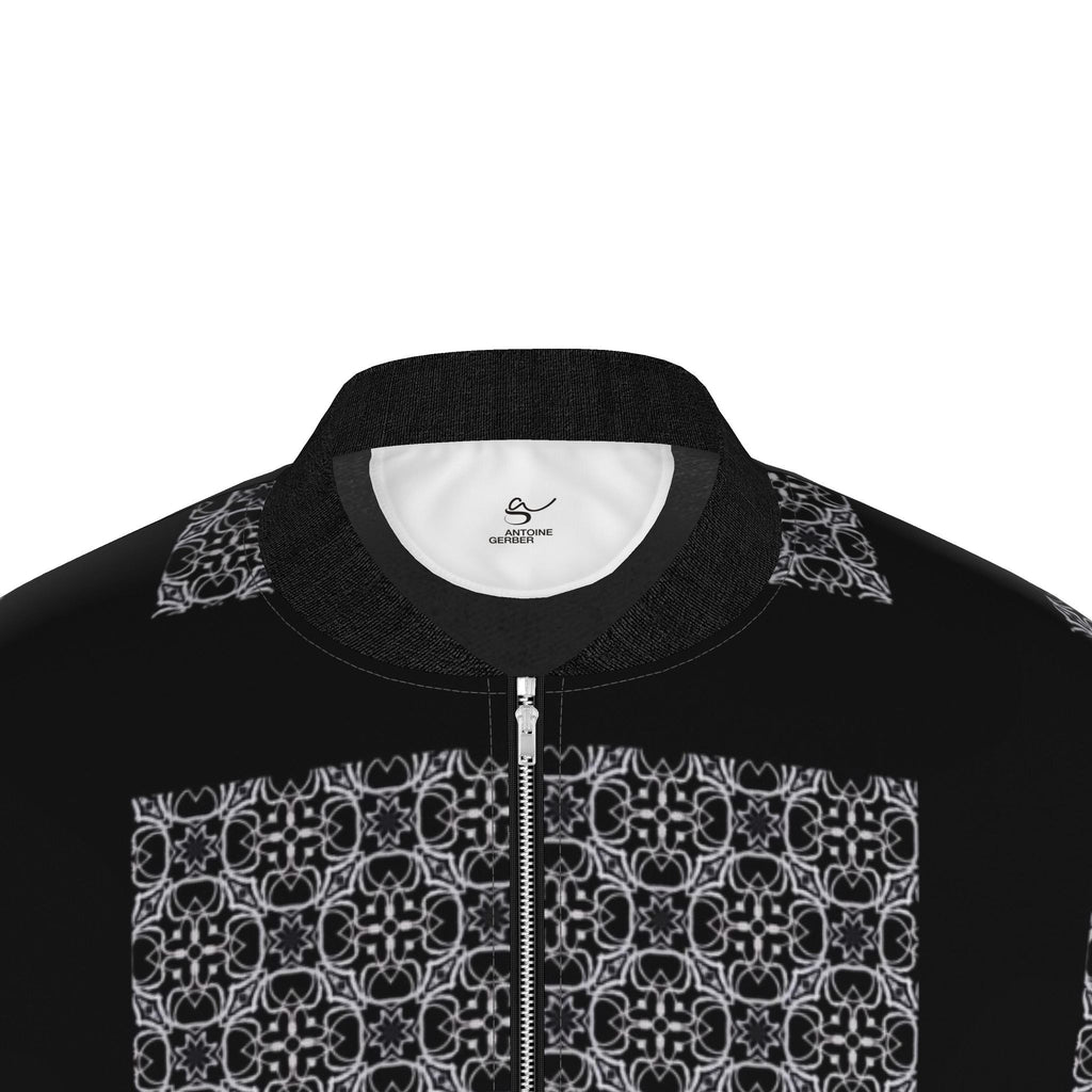 Veste bomber, motif LE CŒUR DES FEMMES, d'après une toile d'Antoine Gerber, vue 3