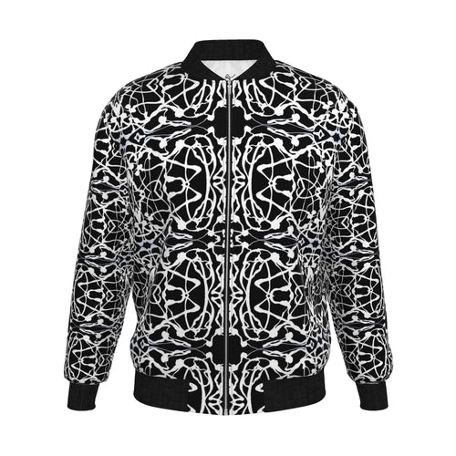 Veste bomber, motif LE CŒUR DES FEMMES, d'après une toile d'Antoine Gerber