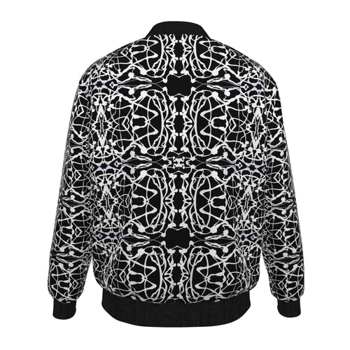 Veste bomber, motif LE CŒUR DES FEMMES, d'après une toile d'Antoine Gerber, vue 2
