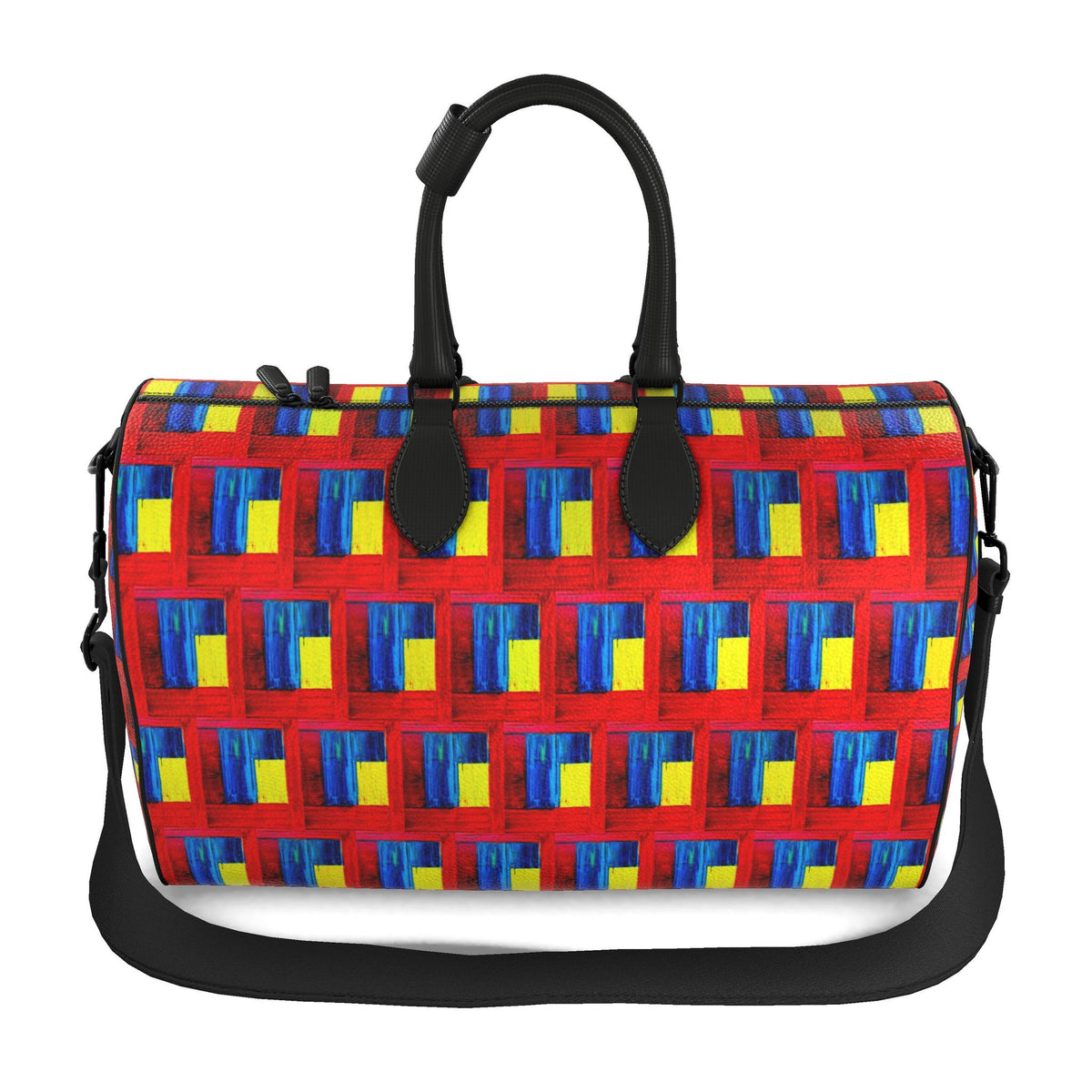 Sac polochon, motif LE CERCLE DES POÈTES DISPARUS, d'après une toile d'Antoine Gerber, vue 2
