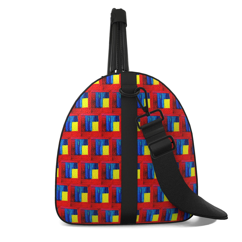 Sac polochon, motif LE CERCLE DES POÈTES DISPARUS, d'après une toile d'Antoine Gerber, vue 3